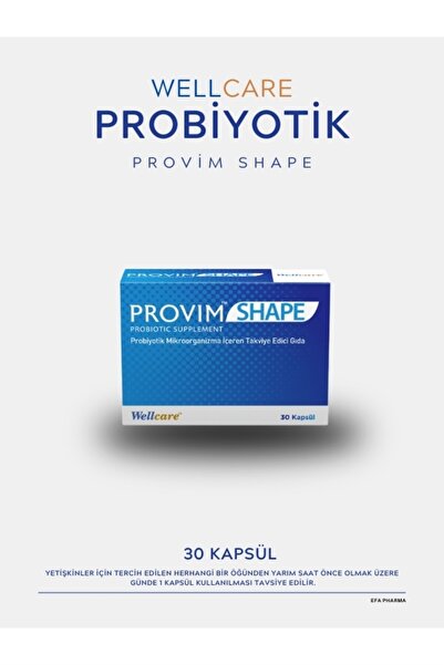 Wellcare Provim Shape 30 Kapsül