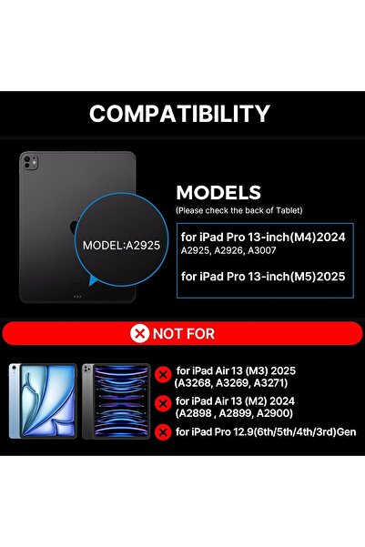 HYX Keyboard Case for iPad Pro 13-inch (M5/M4) – 11-Color Backlight, Trackpad, Pencil Holder,