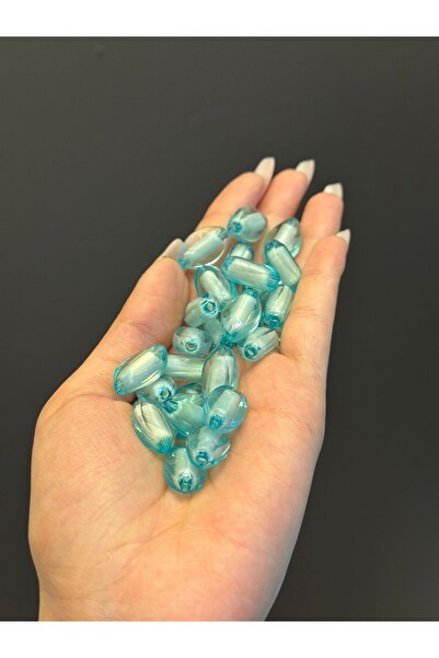 Gönülden Tasarım 25 bucăți set de mărgele din plastic cu design transparent d...