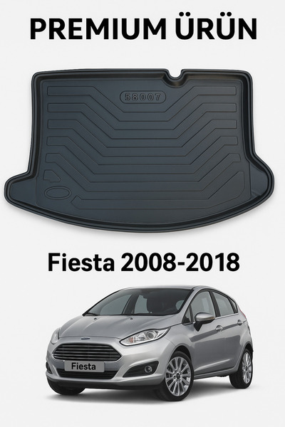 Black Gold Ford Fiesta 2008-2017 ile Uyumlu Bagaj Havuzu 3D Premium
