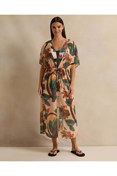 REDTAG Women Multicolour Printed Long Length Cover Up