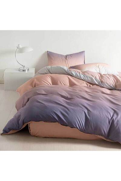 Patul Lenjerie de Pat, Bumbac Satinat, Pucioasa, 2 Persoane, Pat Dublu, 4 Piese