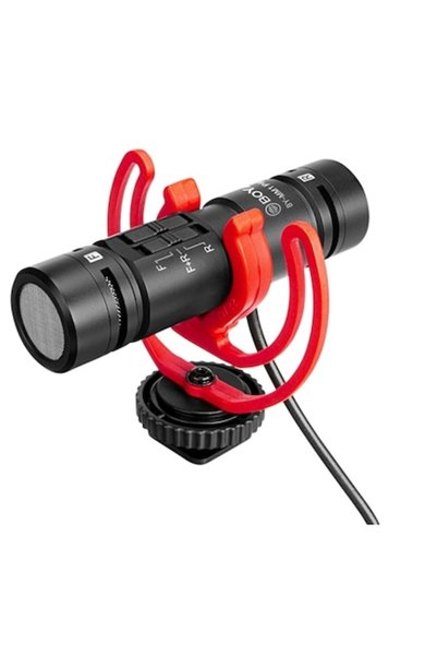 BOYA Microfon MM1 Pro unidirectional, Super-Cardioid condensator cu cap dublu