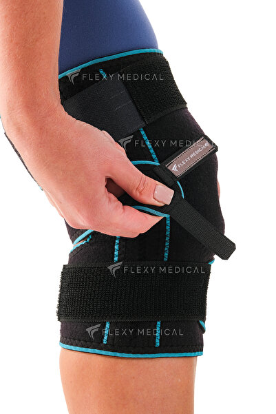 Flexy Medical 2 Adet Dizlik Patella Ligament Dizlik | Menüsküs Çapraz Bağ Silikon Destekli Spor