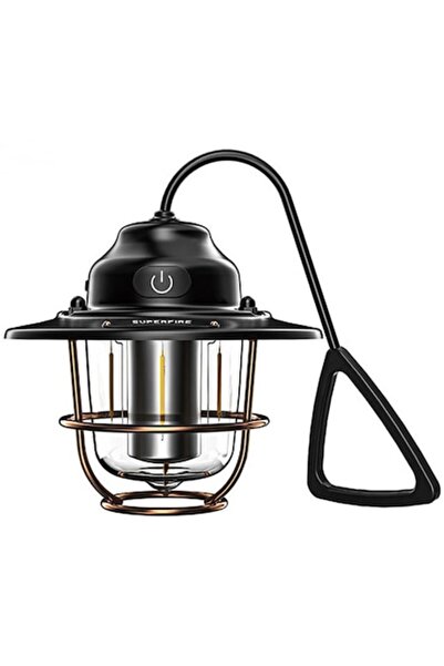 SUPERFIRE T57 LED Lamp, USB-C, 320 lm, 2000 mAh, 7 light modes, IP43, Black