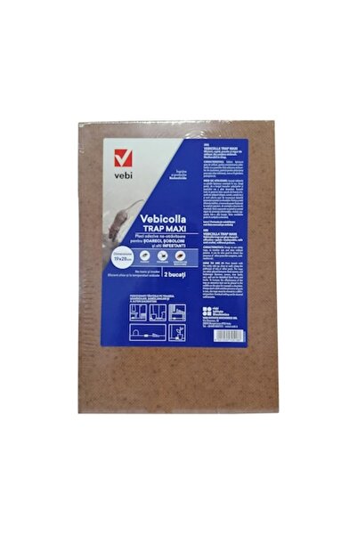 Vebi Set de 2, Capcană adezivă pentru rozătoare, VebiColla