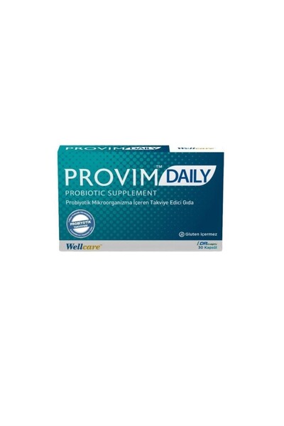 Wellcare Provim Daily Probiyotik Takviye Edici Gıda 30 Kapsül