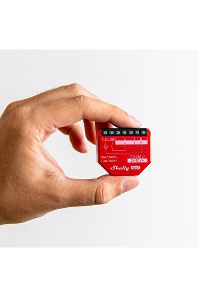 Shelly 1PM GEN3 Smart Relay, 1 Channel, 16A, WiFi, Power Monitoring