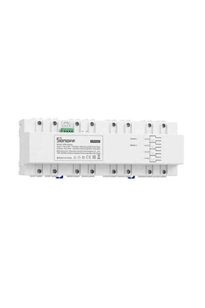 Sonoff Modul Smart SPM cu 4 relee - Releu cu 4 canale cu măsurare a puterii, alb