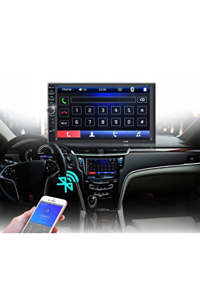 Ruan 2DiN Car Player FM Radio Navigation Rear View Camera