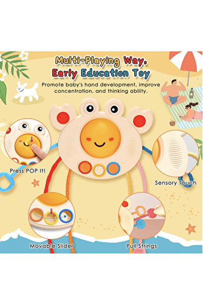 Krista Baby Motor and Sensory Toys Crab Puller - Crab Puller