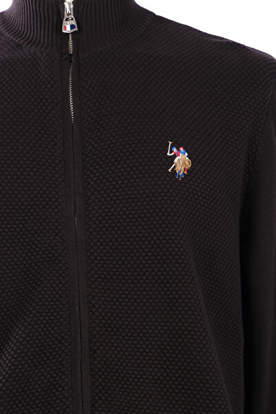 U.S. Polo Assn. Men's Minimalist Zip-Up Cardigan - Casual Sophistication