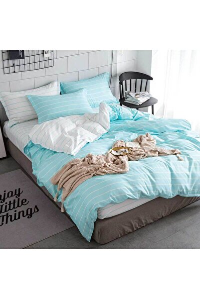 Patul Bed Linen, Satin Cotton, Sulphur, 2 Persons, Double Bed, 4 Pieces