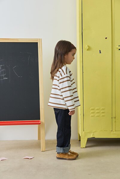 Tics Ribbed Denim Pants - Dark Blue