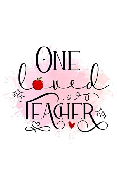 OEM Autocolant cu mesajul „Un profesor iubit”