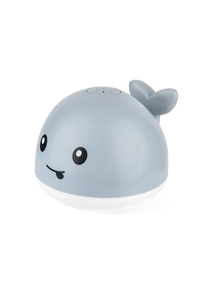 Krista Whale baby bath toy gray, induction spray, light and music toy