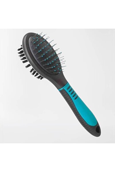 Trixie double-sided grooming brush 5x19 cm, Blue/Grey for dog