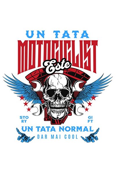 OEM Autocolant horror cu craniu uman și aripi de înger - vinil PVC 15 cm