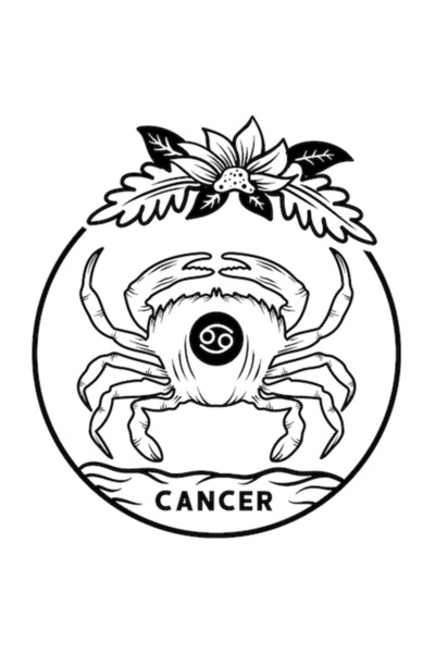 OEM Autocolant zodiacal - Ilustrație, Simbol astrologic, Margini albe, Vinil ...