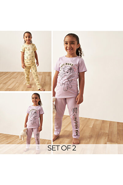 Hasbro My Little Pony Print T-shirts and Pyjamas - Set of 2