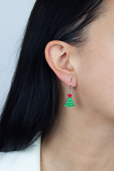 Liveyn Design Pine Tree Christmas Themed Earrings