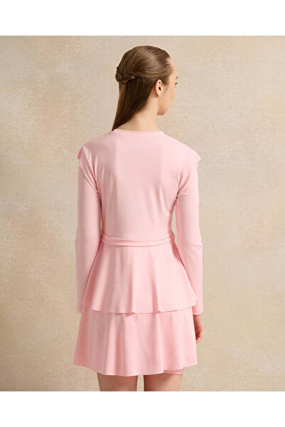 REDTAG Senior Girls Pink Swimsuit (2 Piece)