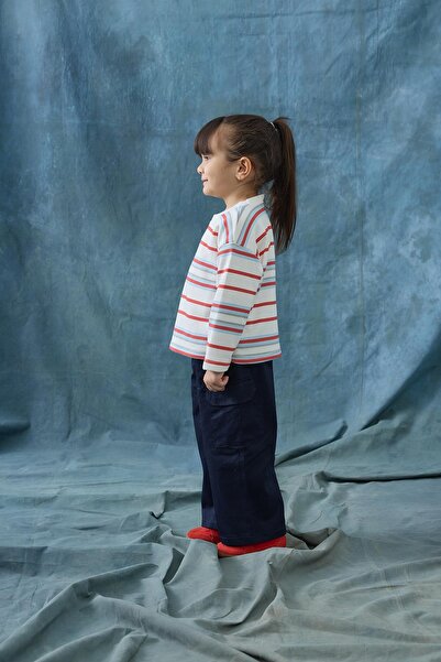 Tics Striped Sweatshirt - Red