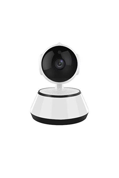 AMYMAT Cameră de supraveghere panoramică inteligentă WiFi V380 la 360°, detectare mișcare, audio bidirecțional, supraveghere nocturnă