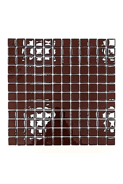 MozaiKristaL Tüm yüzeyler için 25x25mm. Çikolata Kahvesi, 31.5x31.5cm. Fileli...