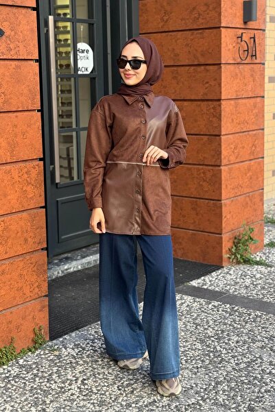 SCL Gömlek 10002521511010 Kahve