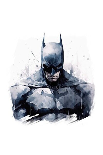 OEM Autocolant din vinil din PVC Batman Justice League cu margini albe - 10 cm