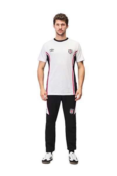 Beşiktaş Original Licensed Training White Crew Neck T-Shirt