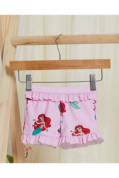 REDTAG Infant Girls Lilac Ariel Printed Swimwear Set (2 Piece)