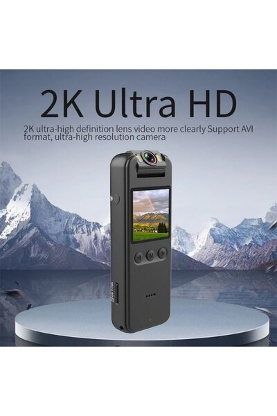 AMYMAT Body Sport Camera 4MP Ultra HD, 180° Rotation, 140° Wide-Angle