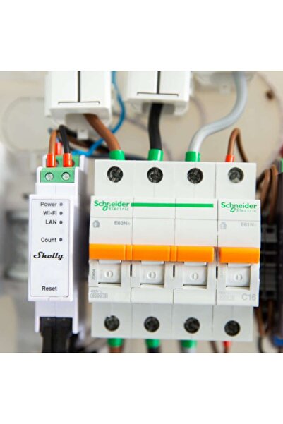 Shelly Pro 3EM Professional Wi-Fi relay 3 channels and contactor control