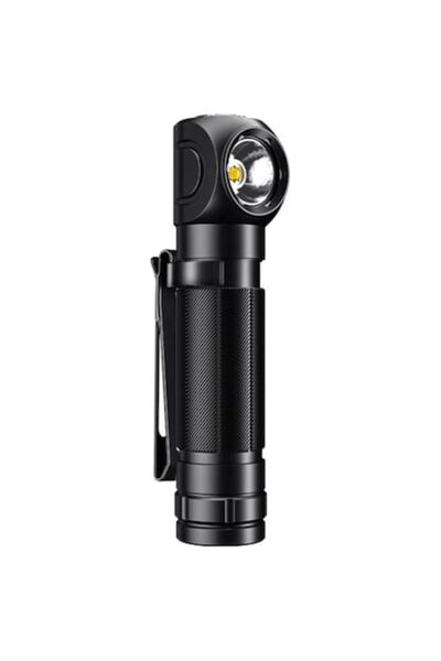 SUPERFIRE Lanternă frontală LED multifuncțională TH04, USB-C, 5W, 600 lm, 200...