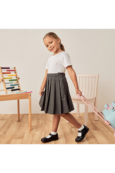 Disney Marie Print T-shirt with Short Sleeves and Round Neck