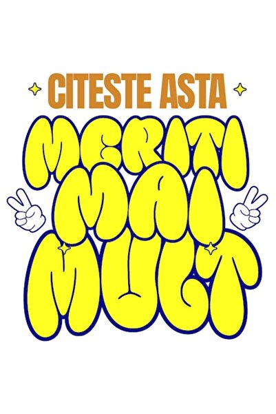 OEM Autocolant amuzant „Citește asta – Meriți mai mult”, motivațional, vinil ...