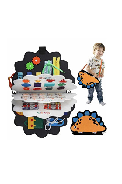 Creative World Toys Felt Activity Sensory Book - Dinosaur