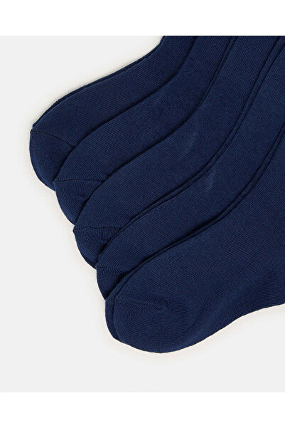 REDTAG Boys Navy Crew Length Socks (3 Pairs)