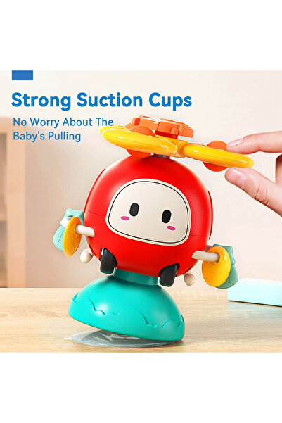 Krista Teething toy with suction cup and spinner, Toy car