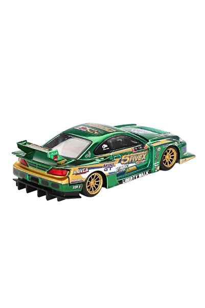 mini gt 1:64 Nissan Silvia (S15) LB-Super Silhouette LBWK 2024 Fausto Racing Diecast Model Araba