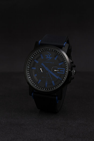 G Sport POLO Sporty and Casual Sweat-Resistant Men's Wristwatch with Silicone...