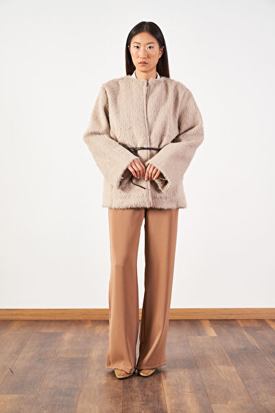 Mevra παντελόνι palazzo Καμήλα