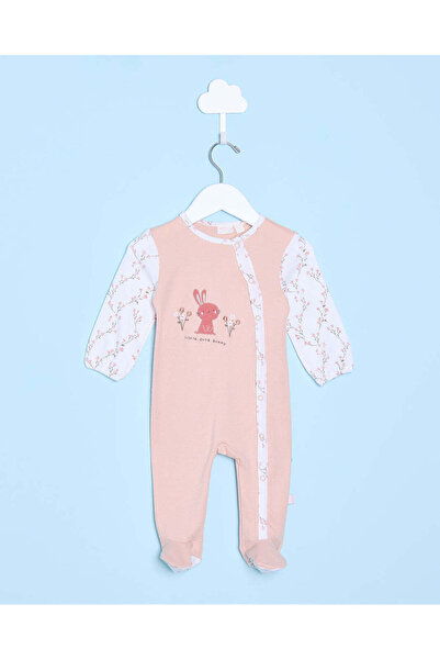 REDTAG بدلة نوم بطبعة أرنب وردية فاتحة
