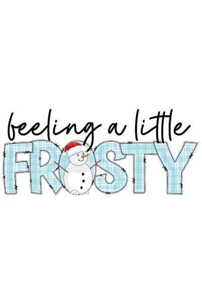 OEM Autocolant om de zăpadă – „Feeling a little frosty” (o senzație de gheață...