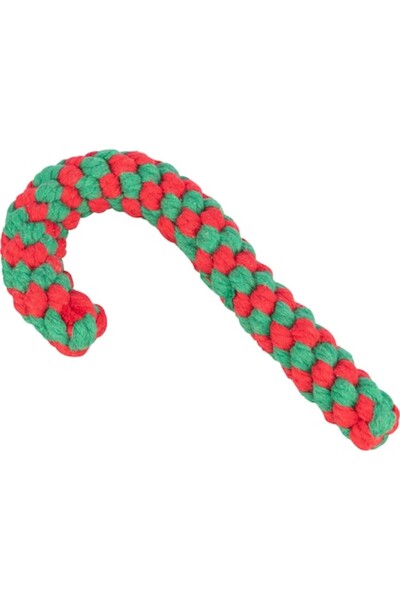 Trixie Jucărie pentru câini cu acadea din frânghie de Crăciun, 19 cm (92597)