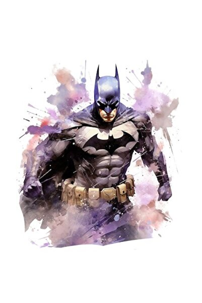 OEM Autocolant personaj DC Batman, vinil PVC cu margini albe, 15 cm