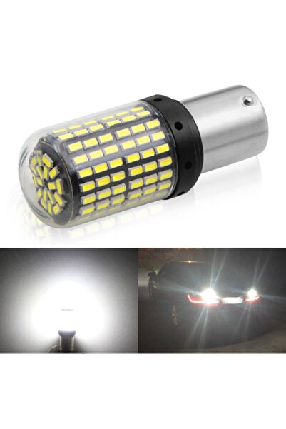 Ruan Set of 2 LED bulbs for WHITE color signals PY21W socket LED 1156 for 144 SMD