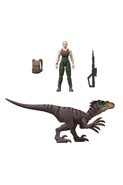 JURASSIC WORLD Rebith İnsan ve Dinozor Figürü Oyun Seti JGB82 - Zora Bennett ...